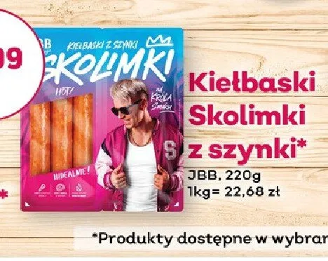 Kiełbaski Skolimki z szynki promocja w Bliski