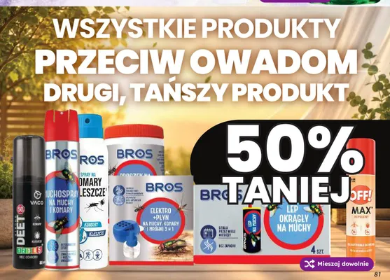 Produkty przeciw owadom promocja w Dino