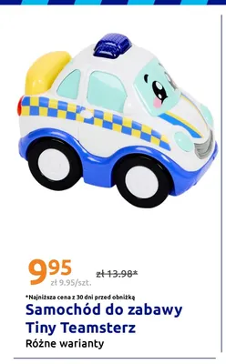 Samochód do zabawy Tiny Teamsterz promocja w Action