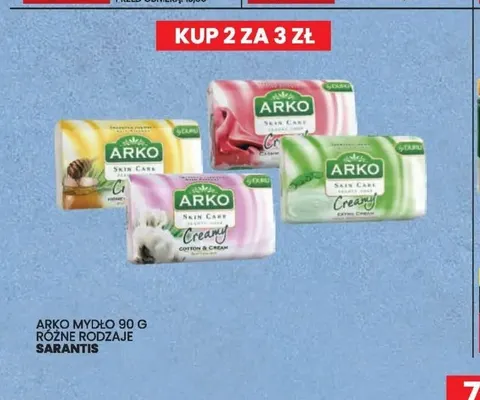 Mydło Arko Creamy Extra Cream promocja w Wafelek