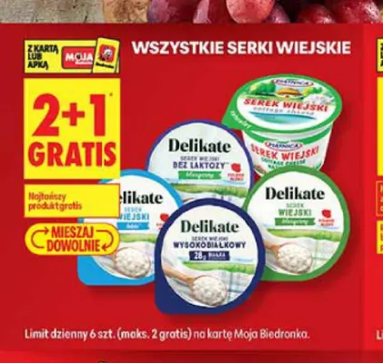 Serki wiejskie promocja w Biedronka