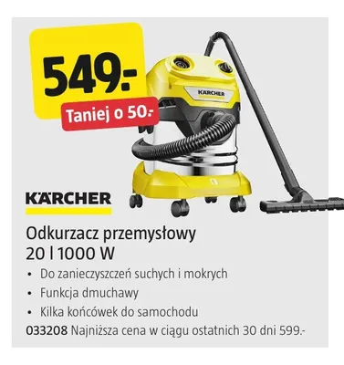 Odkurzacz przemysłowy 20 l Kärcher promocja w Jula