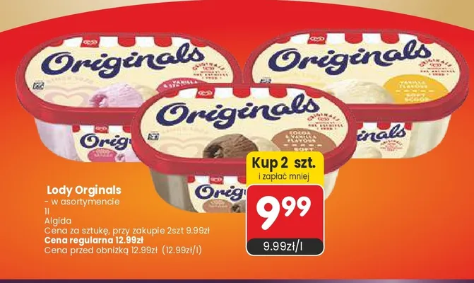 Lody Originals Algida promocja w Market Point