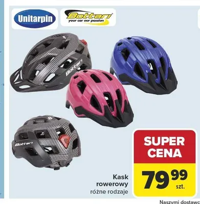 Kask rowerowy promocja w Carrefour
