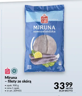 Miruna filety ze skórą promocja w Makro