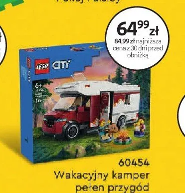 Klocki LEGO 60454 Wakacyjny kamper pełen przygód promocja w Empik