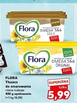 Tłuszcz do smarowania Flora Original promocja w Kaufland