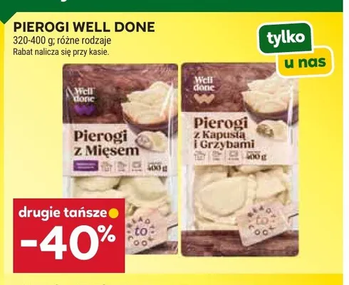 Pierogi z mięsem Nasze smaki promocja w Stokrotka