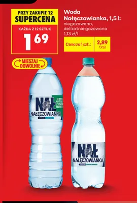 Woda niegazowana Nałęczowianka promocja w Biedronka