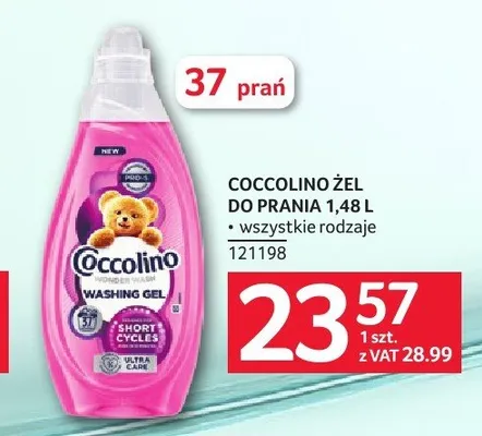 Żel do prania Coccolino Care promocja w Selgros