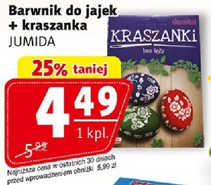 Barwnik do jajek + kraszanka promocja w Prim Market