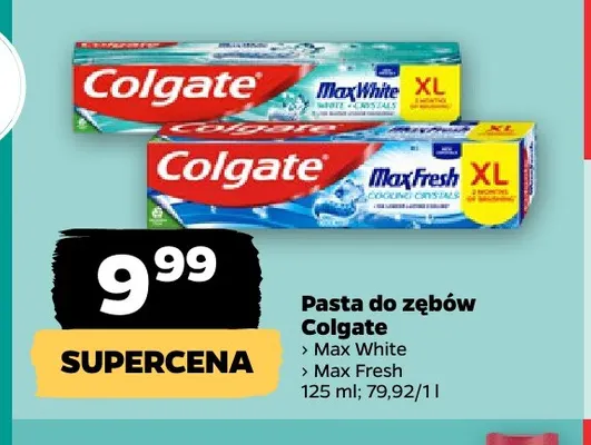 Pasta do zębów Colgate Max White promocja w Netto