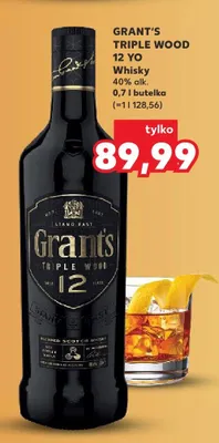 Whisky Triple Wood 12 YO promocja w Kaufland