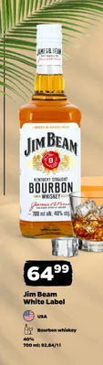 Bourbon whiskey Jim Beam White Label promocja w Netto