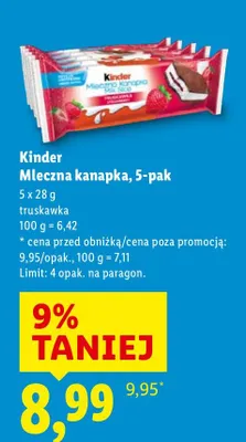 Mleczna kanapka, 5-pak promocja w Lidl