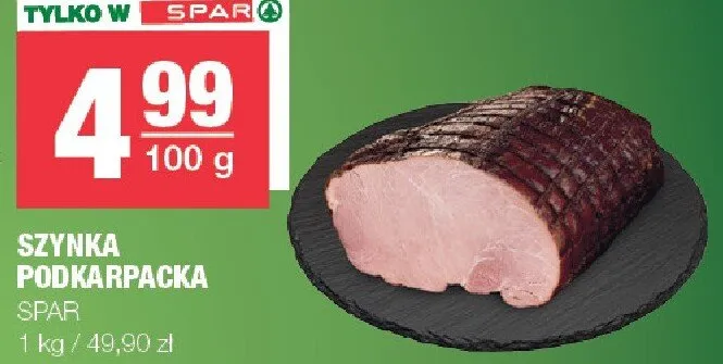 Szynka podkarpacka promocja w SPAR