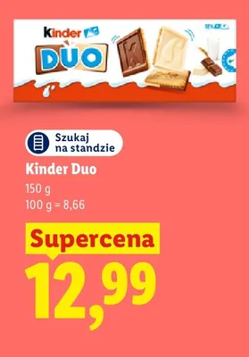 Ciastka Kinder Duo promocja w Lidl