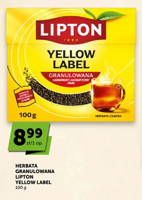 Herbata granulowana Lipton Yellow Label promocja w Euro Sklep