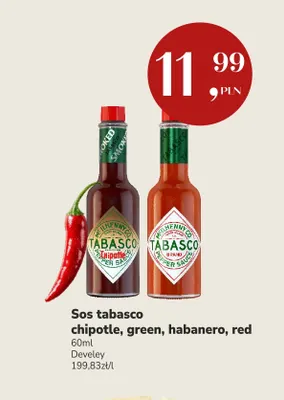 Sos Tabasco habanero promocja w Market Point