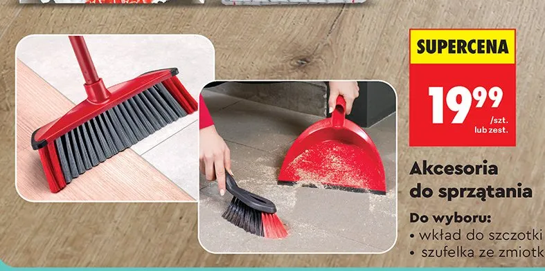 Akcesoria do sprzątania promocja w Biedronka