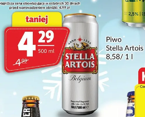 Piwo Stella Artois promocja w Prim Market