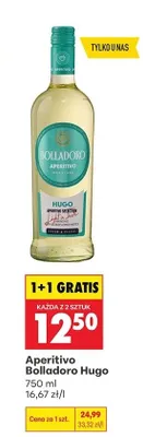 Napój alkoholowy Aperitivo Bolladoro Hugo promocja w Biedronka
