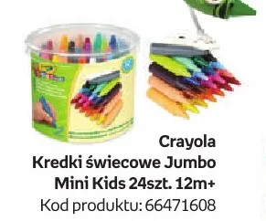 Kredki świecowe Jumbo Mini Kids Crayola promocja w Empik