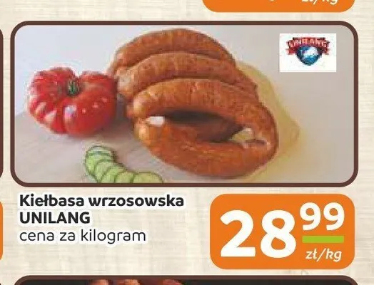 Kiełbasa wrzosowska Unilang promocja w Społem Częstochowa