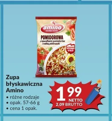 Zupa błyskawiczna Pomidorowa Amino promocja w Makro