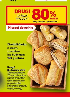 Drożdżówka z budyniem promocja w Kaufland