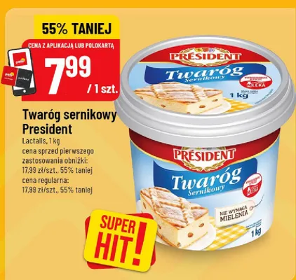 Twaróg sernikowy promocja w POLOmarket