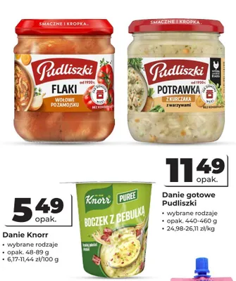 Danie gotowe Pudliszki Flaki wołowe pozamojsku promocja w Odido