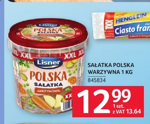 Sałatka polska warzywna Lisner promocja w Selgros