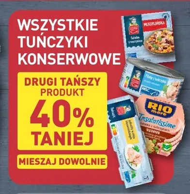 Tuńczyki konserwowe promocja w Aldi