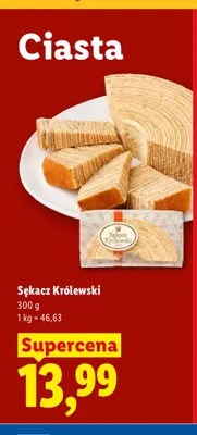 Sękacz Królewski promocja w Lidl