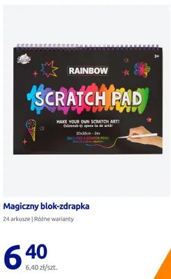 Magiczny blok-zdrapka Craft Universe 24 arkusze promocja w Action