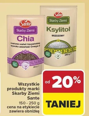 Produkty marki Skarby Ziemi Sante promocja w Carrefour