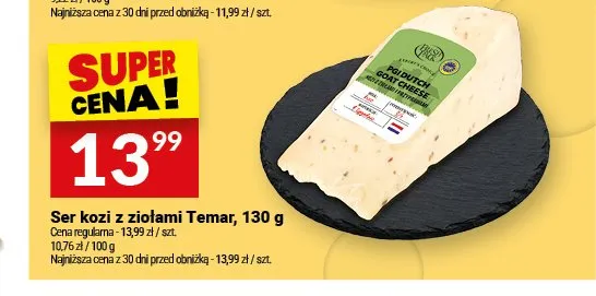 Ser kozi z ziołami Temar promocja w Twój Market
