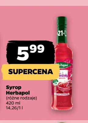 Syrop Herbapol Malina promocja w Netto