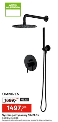 System podtynkowy SIMPLON promocja w Leroy Merlin