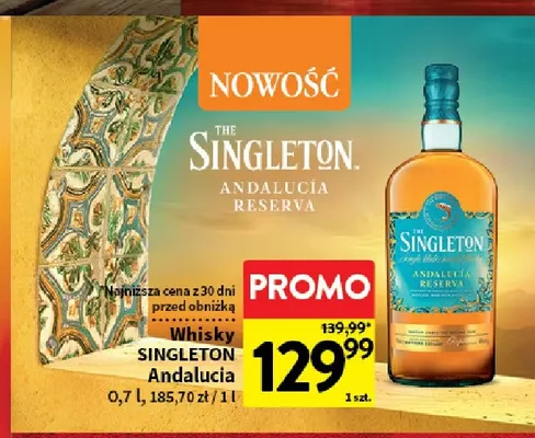 Whisky The Singleton Andalucia Reserva promocja w Intermarche