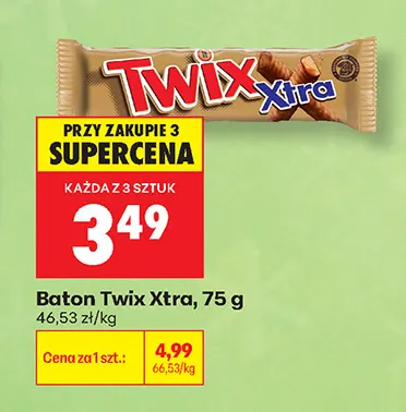 Baton Twix Xtra promocja w Biedronka