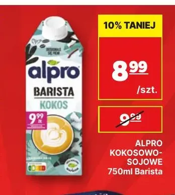 Napój kokosowo-sojowy Barista Alpro promocja w API Market