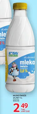 Mleko świeże Rolmlecz 2% promocja w Selgros