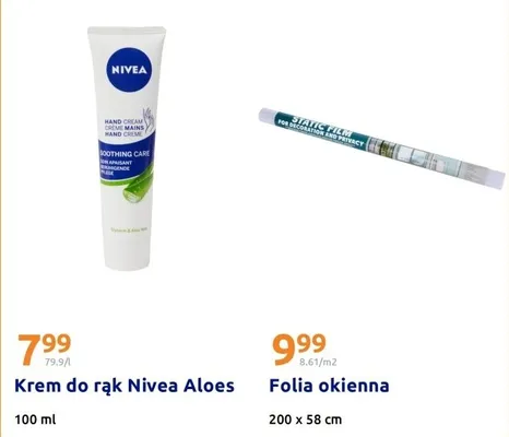 Krem do rąk Aloes promocja w Action