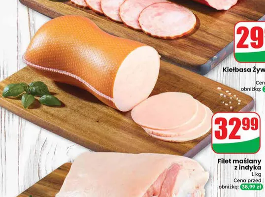 Filet maślany z indyka promocja w Dino