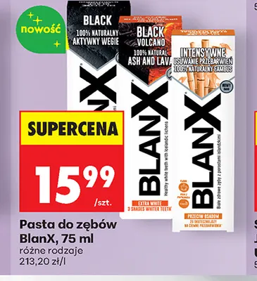 Pasta do zębów BlanX promocja w Biedronka