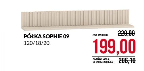 Półka Sophie 09 promocja w Abra Meble