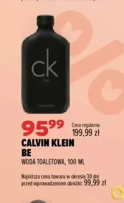 Woda toaletowa Calvin Klein Be promocja w Drogerie Natura