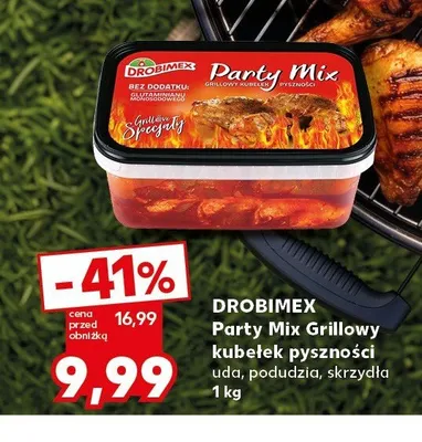 Party Mix Grillowy kubełek pyszności Drobimex promocja w Kaufland